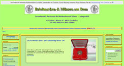 Desktop Screenshot of muenzen-am-dom.de